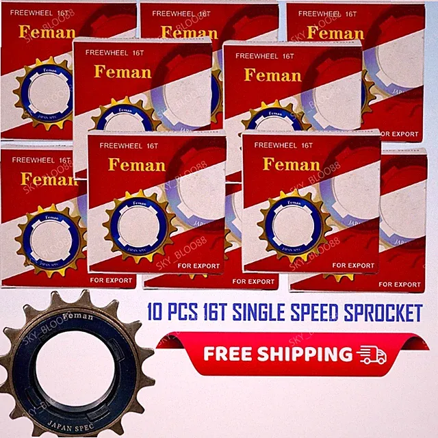 10 PCS JAPAN SPEC BMX Bike Bicycle Race 16T Tooth Single Speed FREE SHIPPING