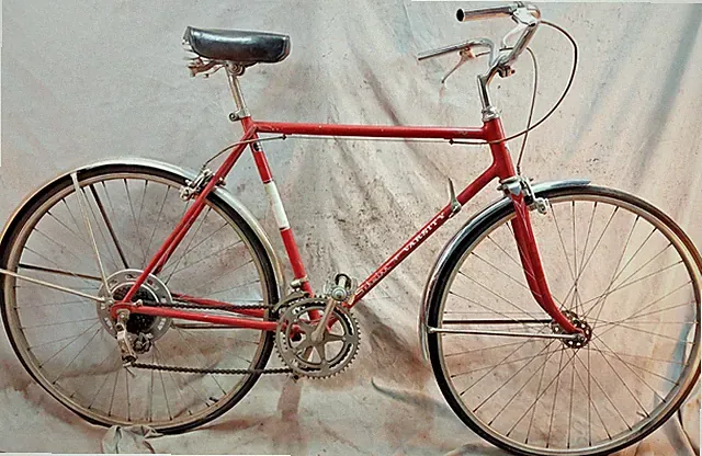 1961 Schwinn Varsity Vintage Cruiser Bike 56cm Large Steel USA Made 27" 10 Speed