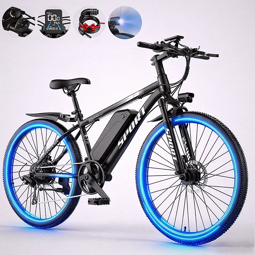 10 Speeds Electric Bike