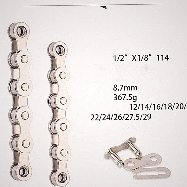 8 /9/ 10 /11 Speed Bicycle Chain 114 Links Mountain Bike Road Hybrid Cycle Links