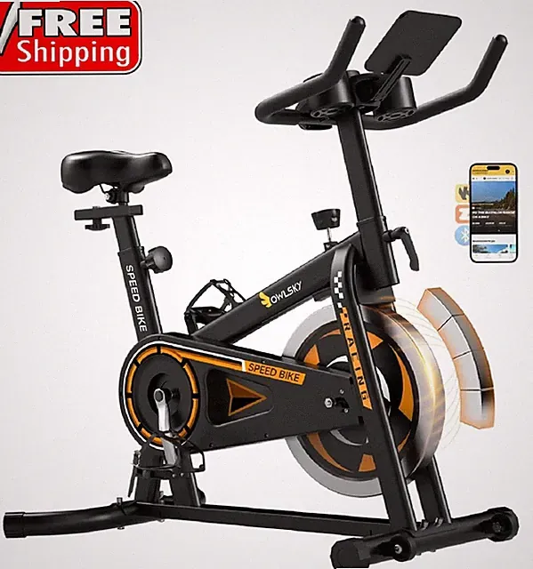 Bicicleta Estática Para Hacer Ejercicio En Casa Adultos Con Pantalla LCD Barata