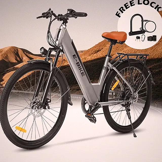 Electric Bike 750W Electric Bicycle 36V 10AH 26" Fat Tire Mountain e bike Adult