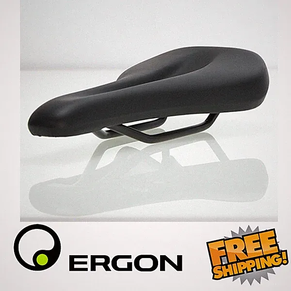 Ergon SM-10 Enduro All-Mountain Freeride Gravity Bike Saddle - Black