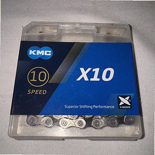 KMC X10 Silver/Black 114L Chain cycle bike chain