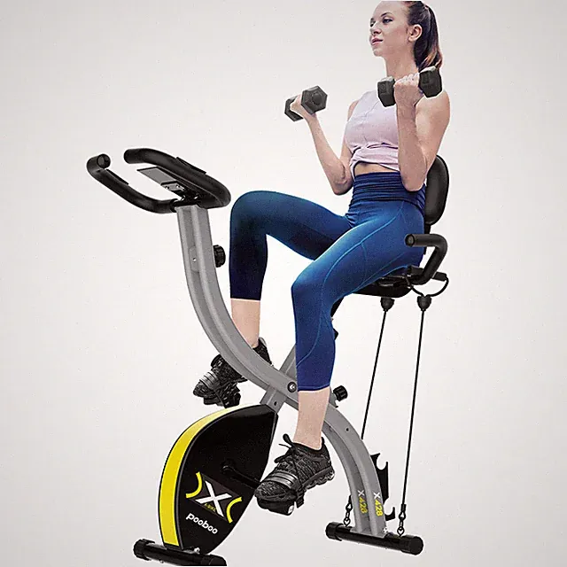 Pooboo Indoor Exercise Bike Stationary Cycling Bicycle Cardio Fitness Workout