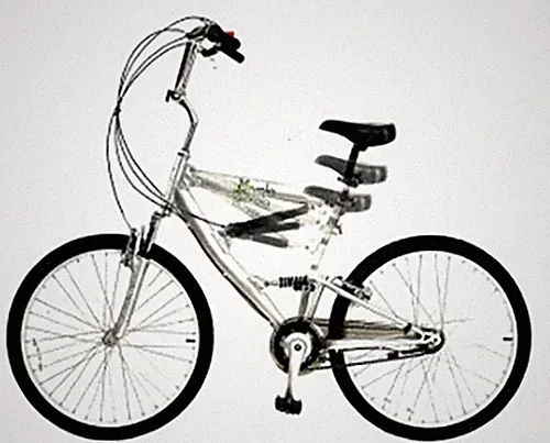 Silver Bicycle with adjustable seat Excellent Condition.