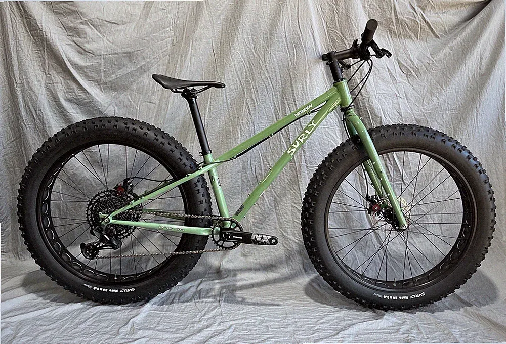 Surly Wednesday Fat Bike X-Small 26” Steel Chromoly Steel SRAM 1x12 Speed Green