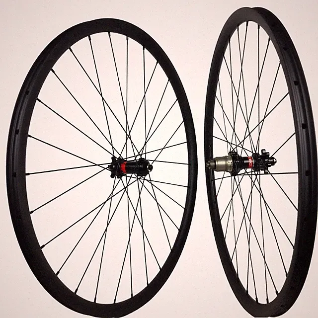 Ultra Light 24er XC Mtb Bicycle Carbon Wheelset Cross Country Straight Pull Hub